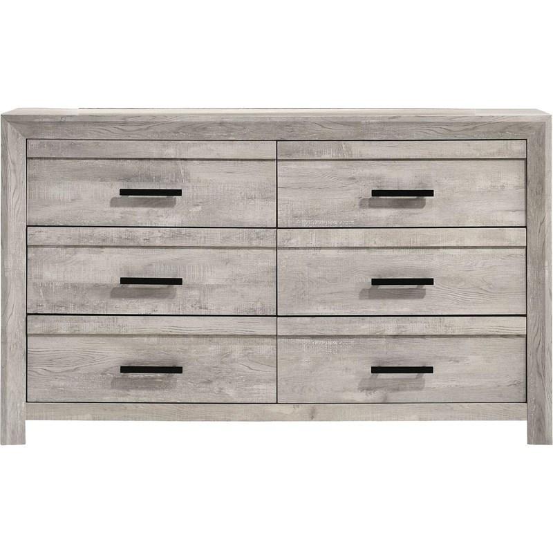 Large Picture of Ellen EL700 7 pc Full Panel Bedroom Set