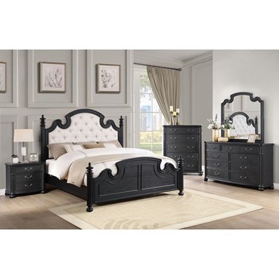 Coaster Furniture Celina 224761KE-S5 7 pc King Panel Bedroom Set