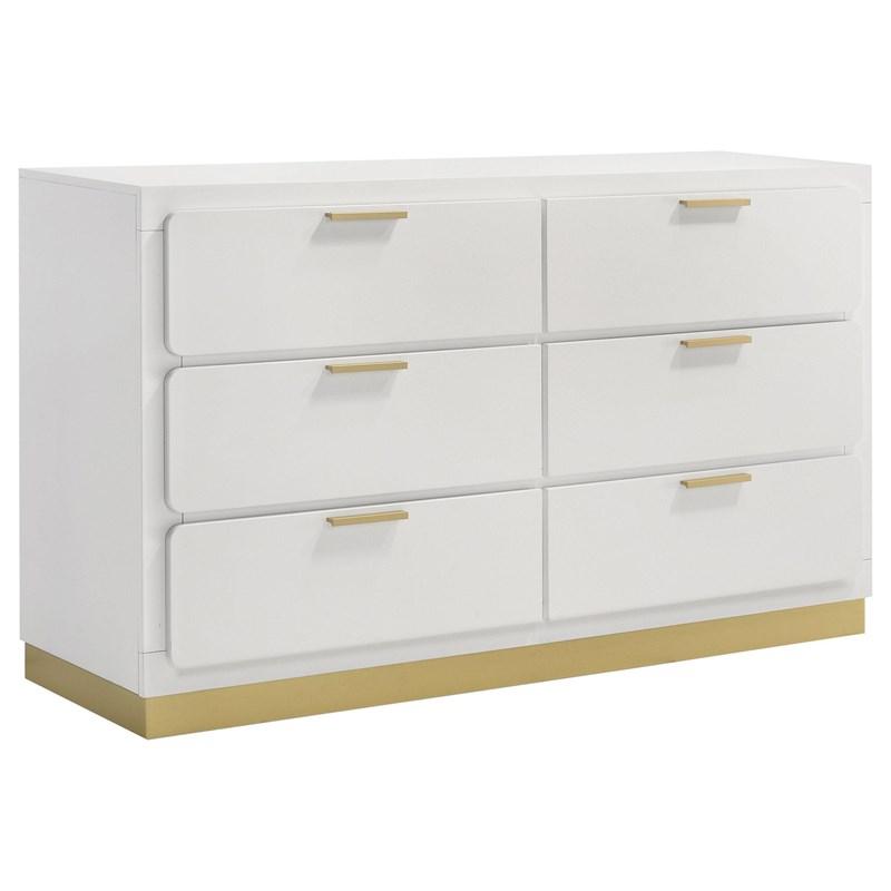 Large Picture of Caraway 224771Q-S4 6 pc Queen Panel Bedroom Set