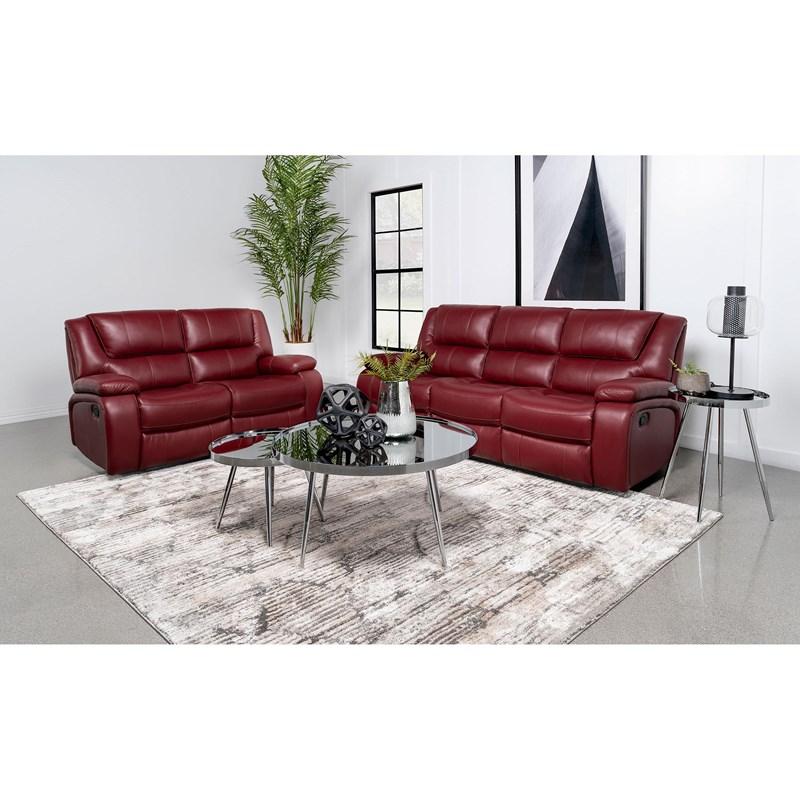 Large Picture of Camila 610241-S2 2 pc Reclining Living Room Set