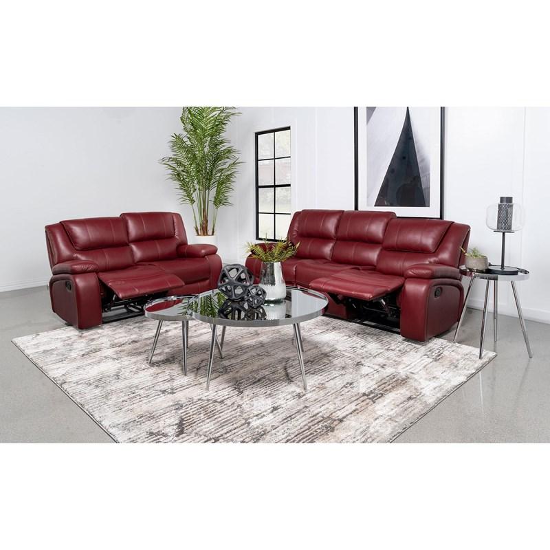 Large Picture of Camila 610241-S2 2 pc Reclining Living Room Set