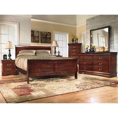 Signature Design by Ashley Alisdair B376B22 5 pc California King Sleigh Bedroom Set