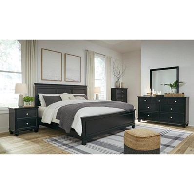 Signature Design by Ashley Lanolee B687B31 6 pc King Panel Bedroom Set