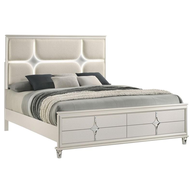 Large Picture of Olivia 224951Q-S5 7 pc Queen Panel Bedroom Set