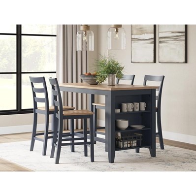 Signature Design by Ashley Gesthaven D399D2 5 pc Counter Height Dining Set