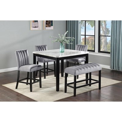 Crown Mark Pascal 2724 6 pc Counter Height Dining Set