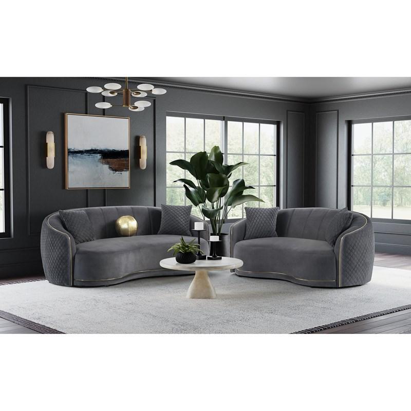 Coaster Furniture Ensemble de salle de séjour Brookside 504844-S2 de 2 pièces