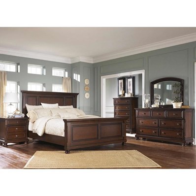 Millennium Porter B697B39 8 pc California King Panel Bedroom Set
