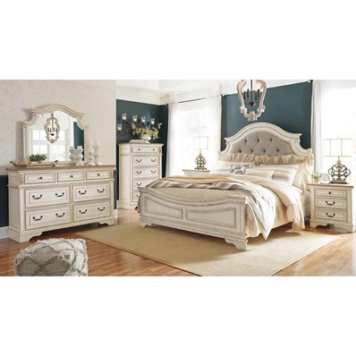 Signature Design by Ashley Realyn B743B28 6 pc Queen Panel Bedroom Set