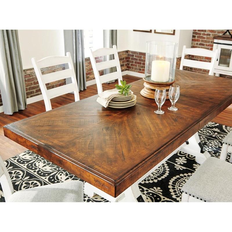 Large Picture of Valebeck D546D7 9 pc Dining Set