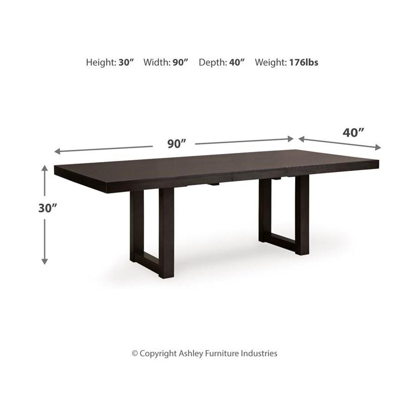 Large Picture of Neymorton D618D3 9 pc Dining Set