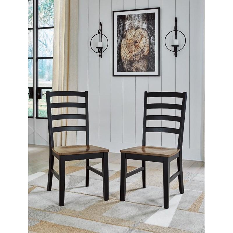 Large Picture of Signature Design by Ashley Wildenauer D634D4 7 pc Dining Set