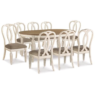 Signature Design by Ashley Realyn D743D15 9 pc Dining Set
