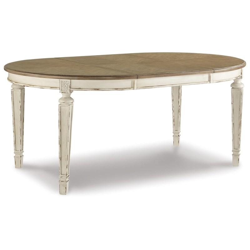 Large Picture of Realyn D743D15 9 pc Dining Set