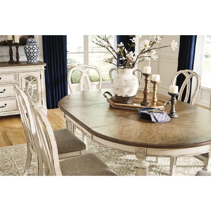 Large Picture of Realyn D743D15 9 pc Dining Set