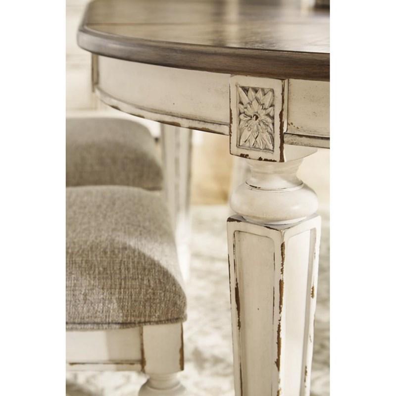 Large Picture of Realyn D743D15 9 pc Dining Set