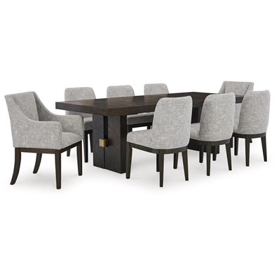 Signature Design by Ashley Burkhaus D984D7 9 pc Dining Set