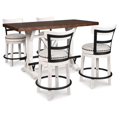 Signature Design by Ashley Valebeck D546D4 5 pc Counter Height Dining Set