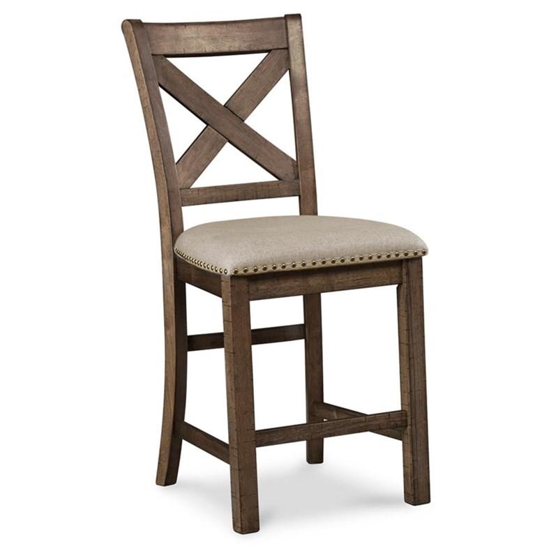 Large Picture of Signature Design by Ashley Moriville D631D12 9 pc Counter Height Dining Set