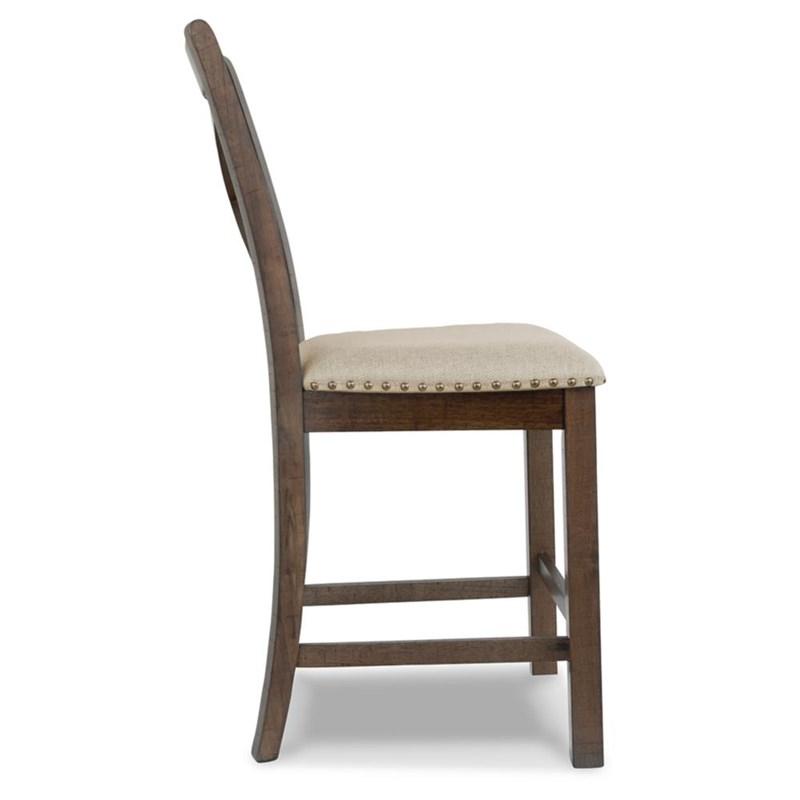 Large Picture of Signature Design by Ashley Moriville D631D12 9 pc Counter Height Dining Set