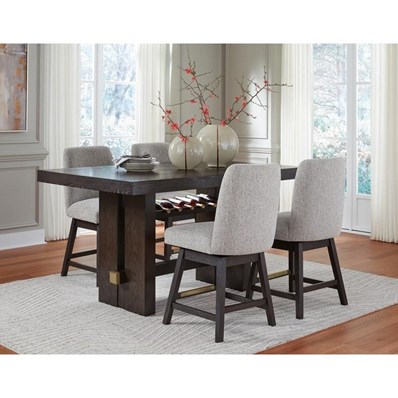 Signature Design by Ashley Burkhaus D984D5 5 pc Counter Height Dining Set