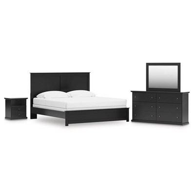 Signature Design by Ashley Maribel B138B65 6 pc King Panel Bedroom Set