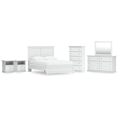 Signature Design by Ashley Bostwick Shoals B139B49 8 pc Queen Panel Bedroom Set