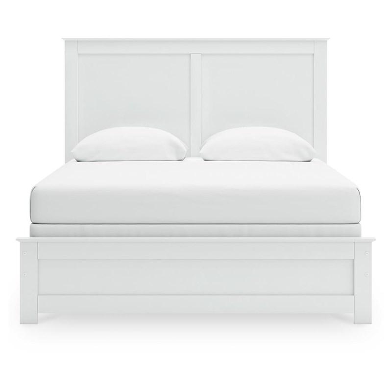 Large Picture of Bostwick Shoals B139B49 8 pc Queen Panel Bedroom Set