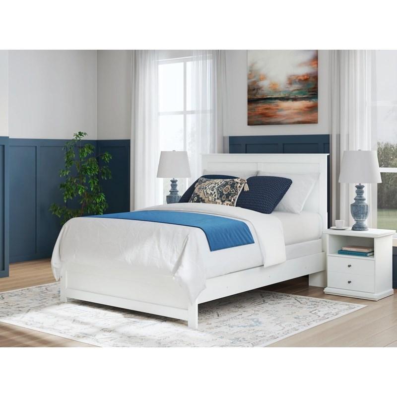 Large Picture of Bostwick Shoals B139B49 8 pc Queen Panel Bedroom Set