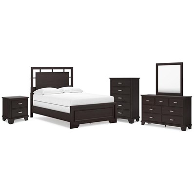 Signature Design by Ashley Covetown B441B13 6 pc Full Panel Bedroom Set