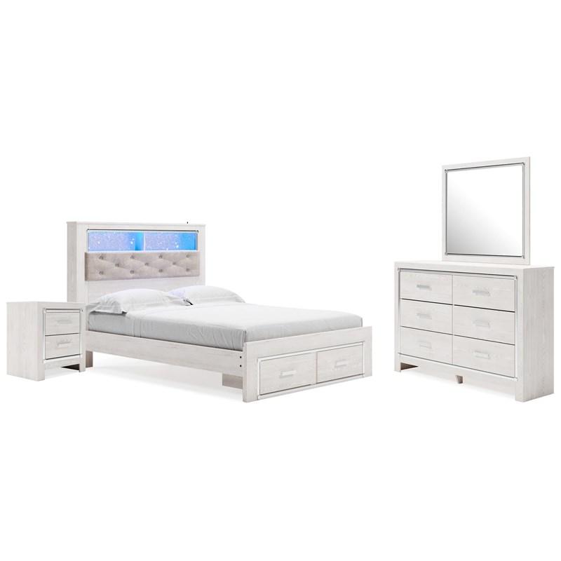 Large Picture of Altyra B2640B38 7 pc Queen Panel Bedroom Set