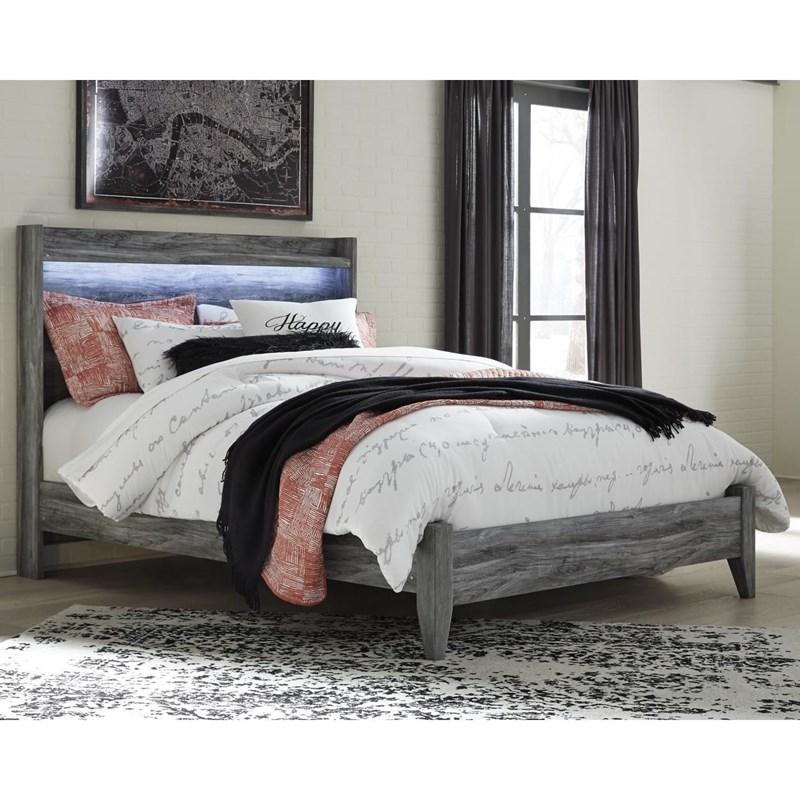 Large Picture of Baystorm B221B56 6 pc Queen Panel Bedroom Set