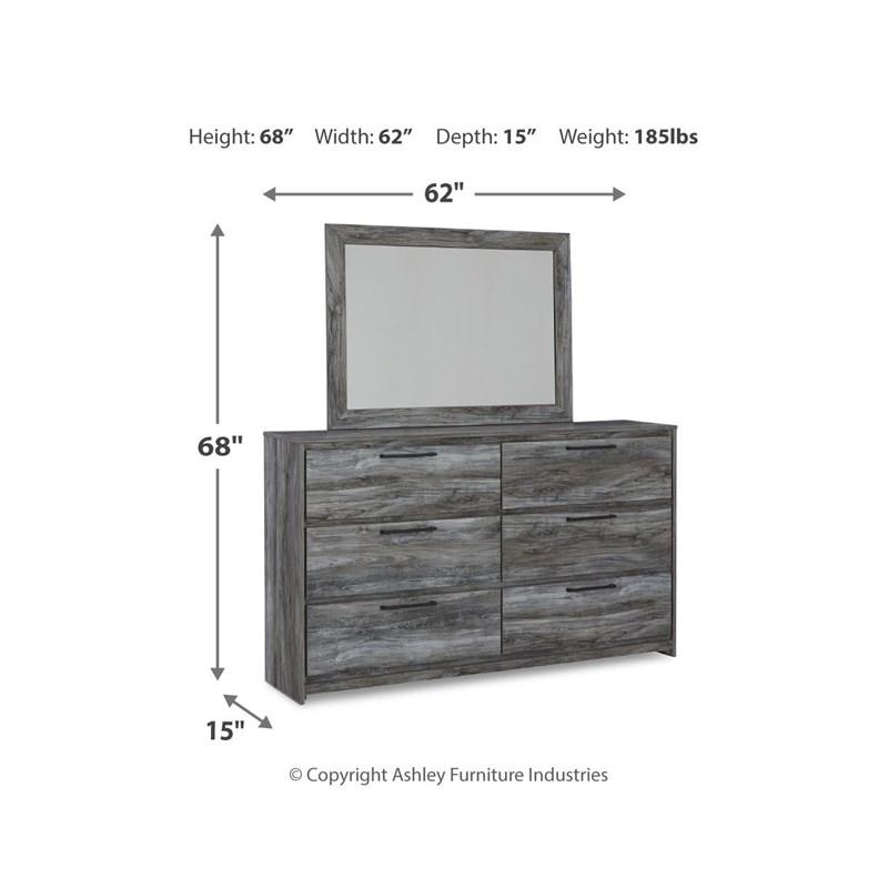 Large Picture of Baystorm B221B56 6 pc Queen Panel Bedroom Set