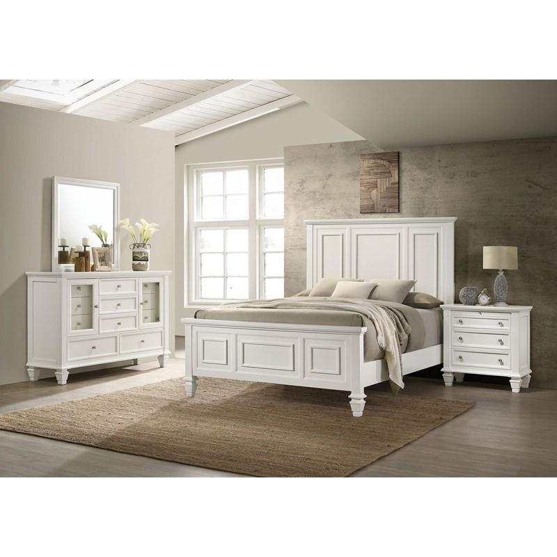 Coaster Furniture Sandy Beach 201301KEN-S4 6 pc King Panel Bedroom Set
