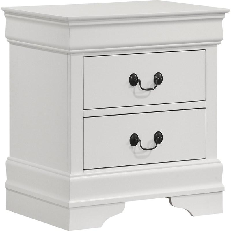 Large Picture of Louis Philippe 202441KE-S4 6 pc King Sleigh Bedroom Set