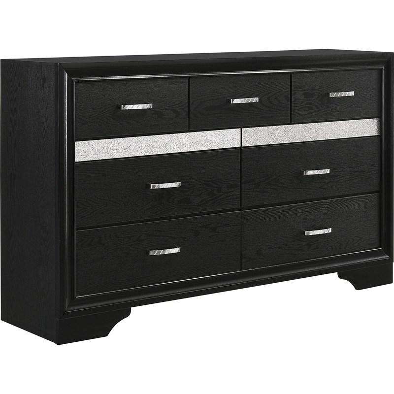 Large Picture of Ensemble de chambre à coucher Miranda 206360F-S5 de 7 pièces (Lit double)