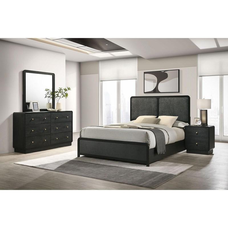Coaster Furniture Cavelle 223661KE-S4 6 pc King Panel Bedroom Set (Bedroom)