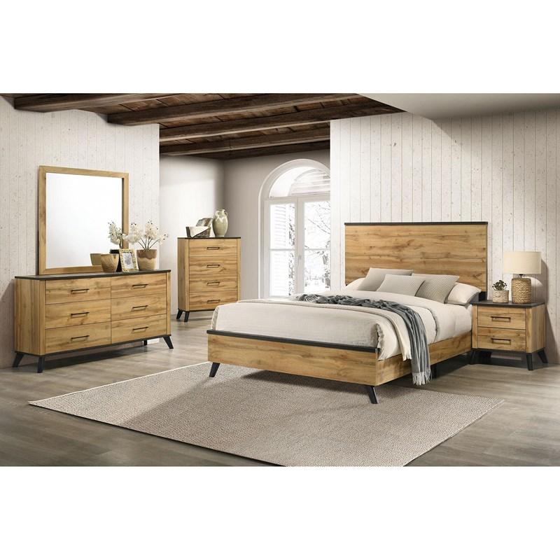 Large Picture of Kaywood 225001F-S5 7 pc Full Panel Bedroom Set