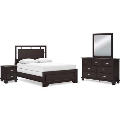 Signature Design by Ashley Covetown B441B14 7 pc Queen Panel Bedroom Set