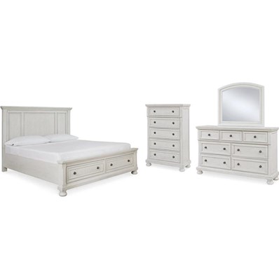 Signature Design by Ashley Robbinsdale B742B27 6 pc Queen Panel Bedroom Set