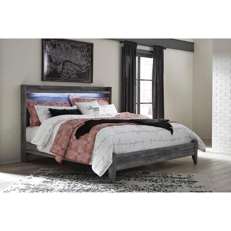 Large Picture of Signature Design by Ashley Baystorm B221B72 7 pc King Panel Bedroom Set