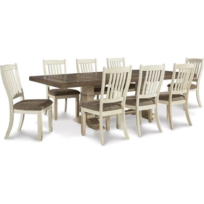 Signature Design by Ashley Bolanburg D647D30 9 pc Dining Set
