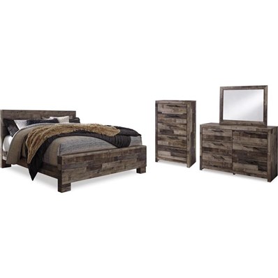 Benchcraft Derekson B200B63 6 pc King Panel Bedroom Set