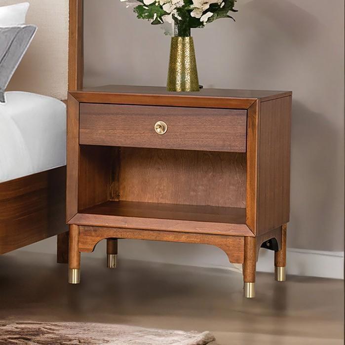 Large Picture of Hepburne FM74000WN-Q-4PC 6 pc Queen Panel Bedroom Set