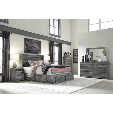 Signature Design by Ashley Baystorm B221B83 7 pc King Panel Bedroom Set