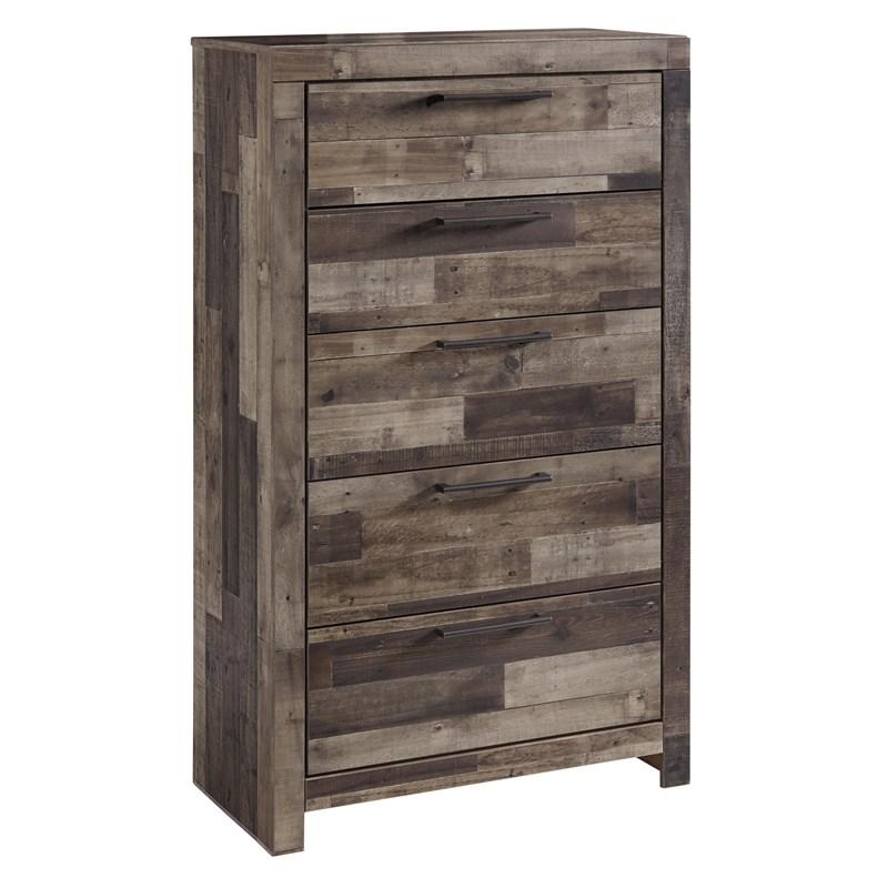 Large Picture of Derekson B200B84 6 pc Queen Panel Storage Bedroom Set