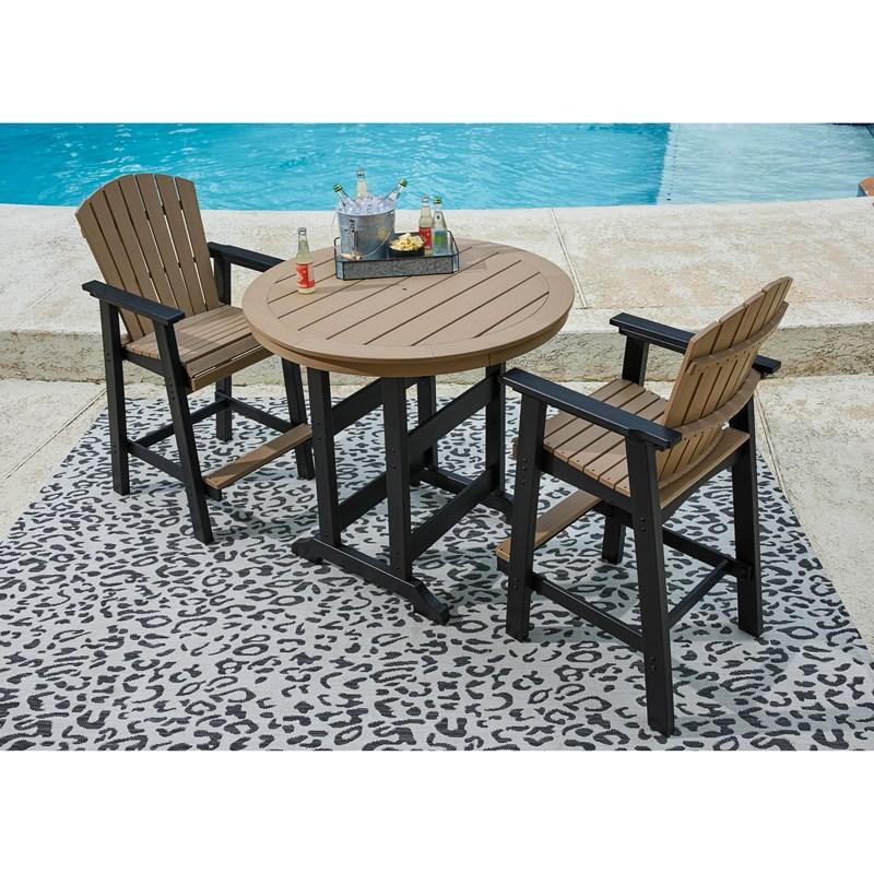 Large Picture of Fairen Trail P211P1 3-piece Outdoor Dining Set