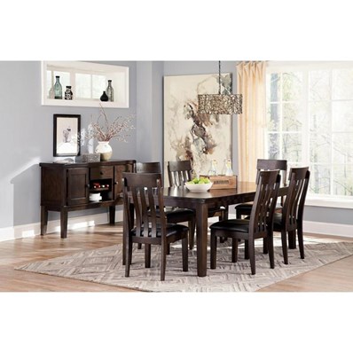 Signature Design by Ashley Haddigan D596D3 7 pc Dining Set