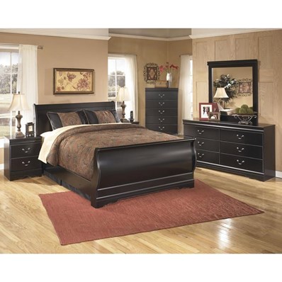 Signature Design by Ashley Huey Vineyard B128B6 5 pc Queen Sleigh Bedroom Set