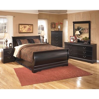 Signature Design by Ashley Huey Vineyard B128B42 7 pc Full Sleigh Bedroom Set